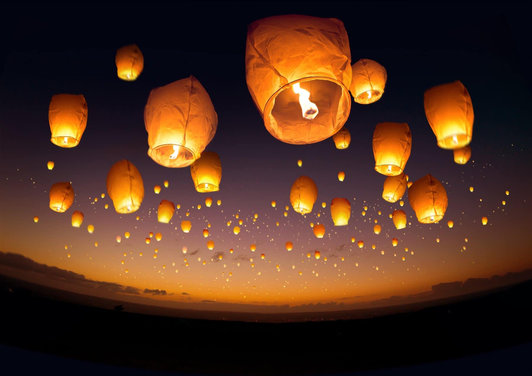 Lanterne Chinoise Volante Couleurs Assorties BEM Feux D Artifice