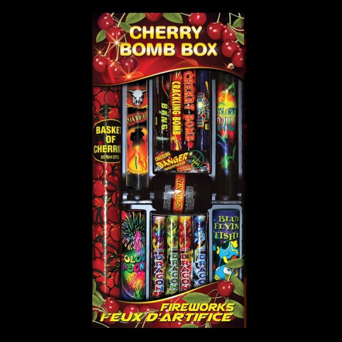 Feux d'artifice assortis Cherry Bomb box