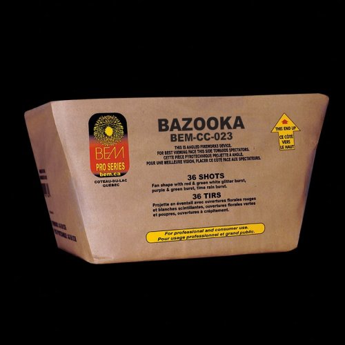 Bazooka piece pyrotechnique