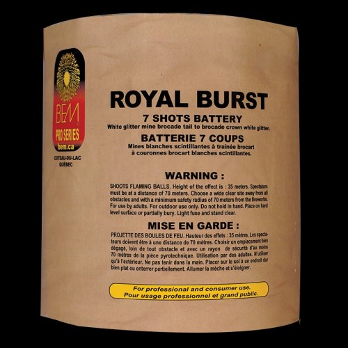 Royal Burst piece pyrotechnique