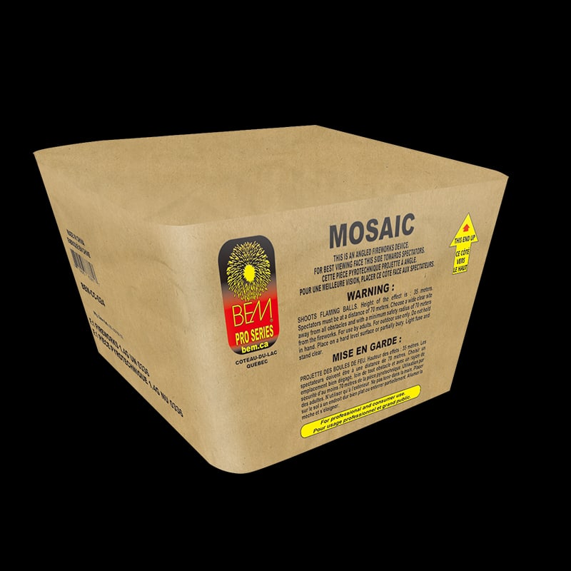 Mosaic pièce pyrotechnique