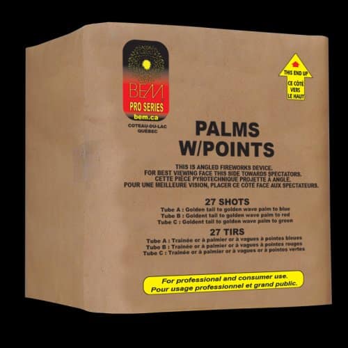 Palms w/points - une piece pyrotechnique